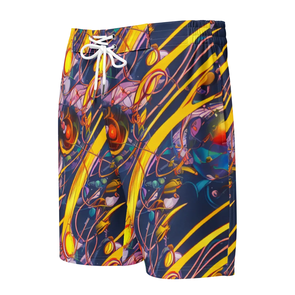 Vector Rhapsody on Men's Board Shorts — Front