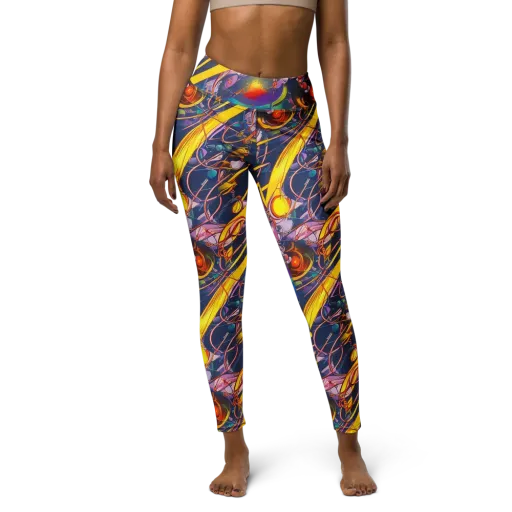 Vector Rhapsody on a Yoga Leggings