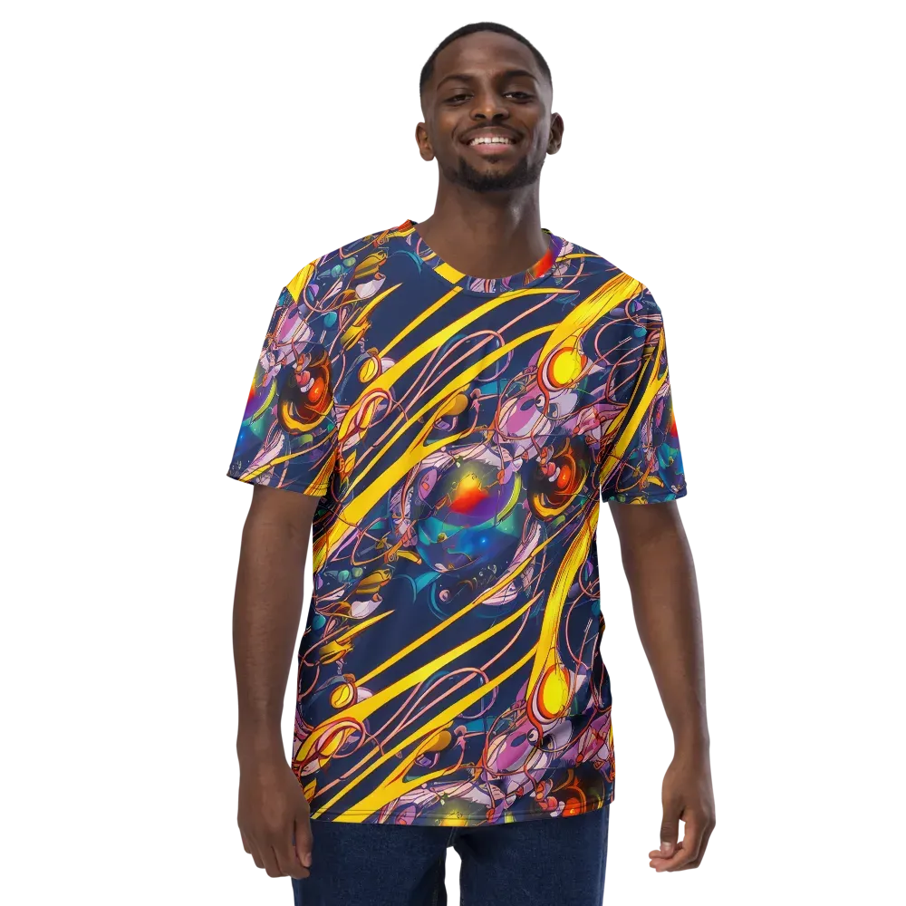Vector Rhapsody on Men's Crew Neck T-Shirt — Front