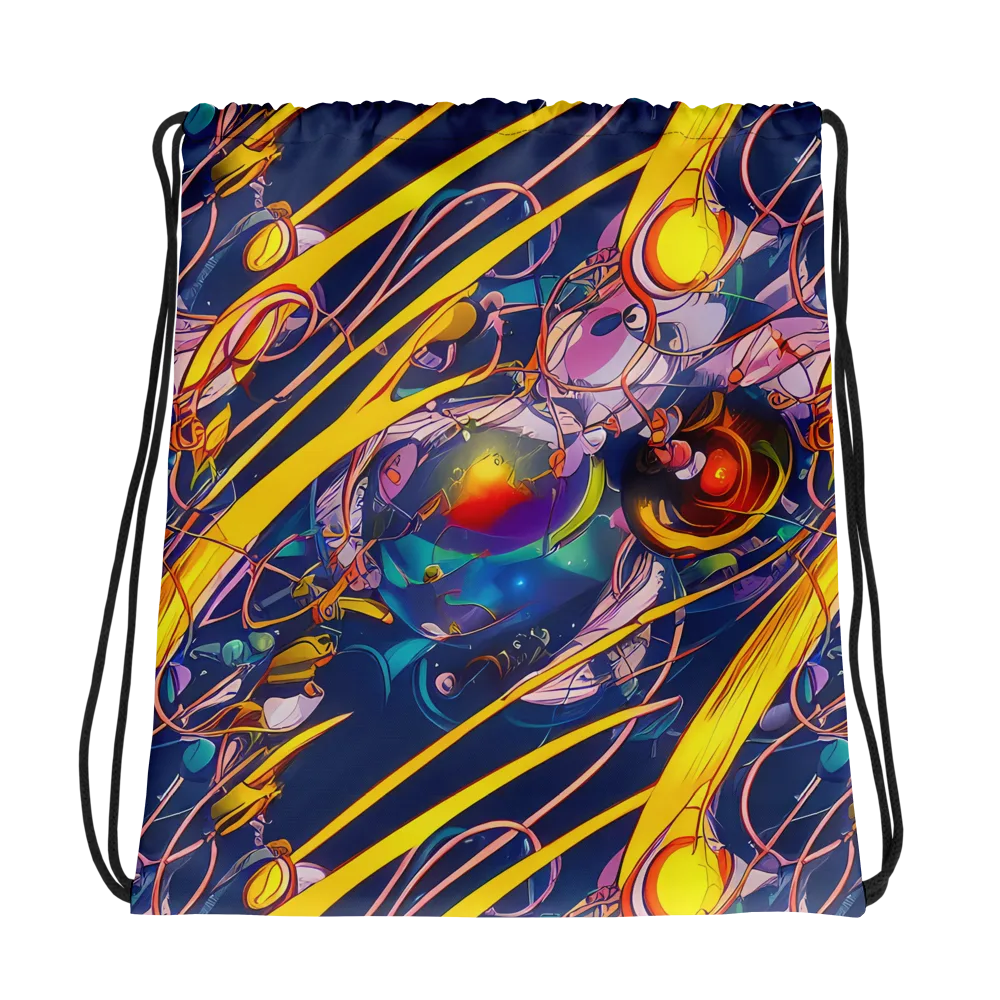 Vector Rhapsody on Drawstring Bag — Photo