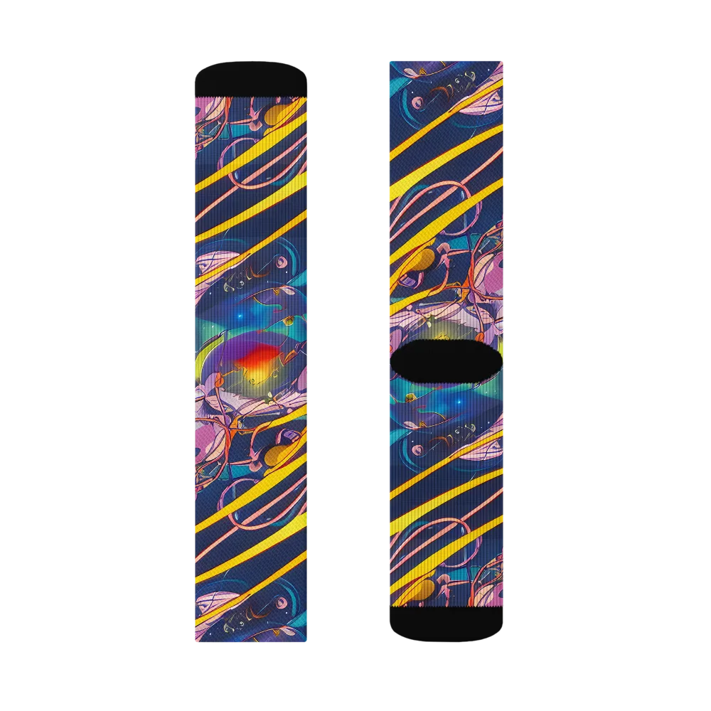 Vector Rhapsody on Socks — Right Sock