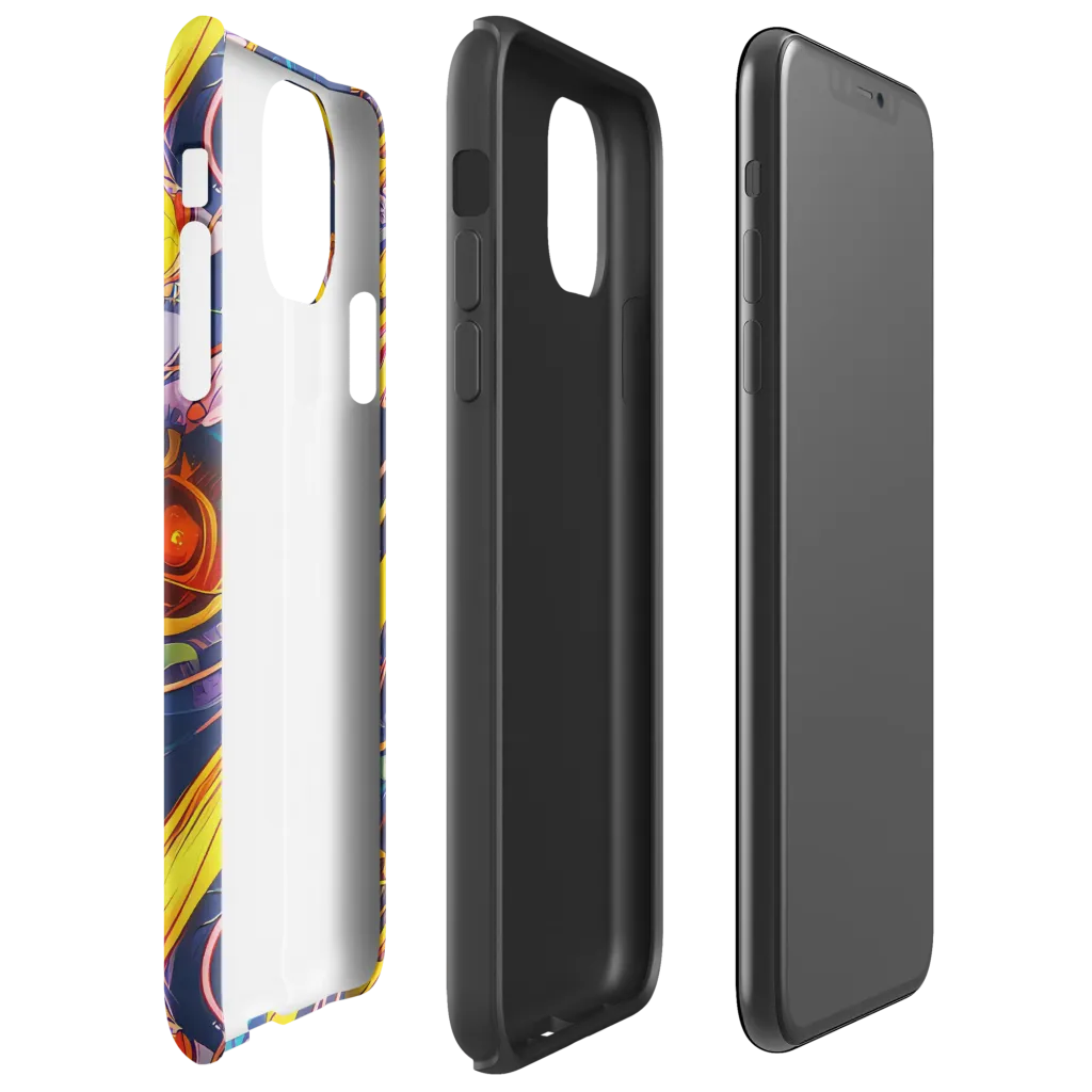 Vector Rhapsody on Tough Case for iPhone® — Right