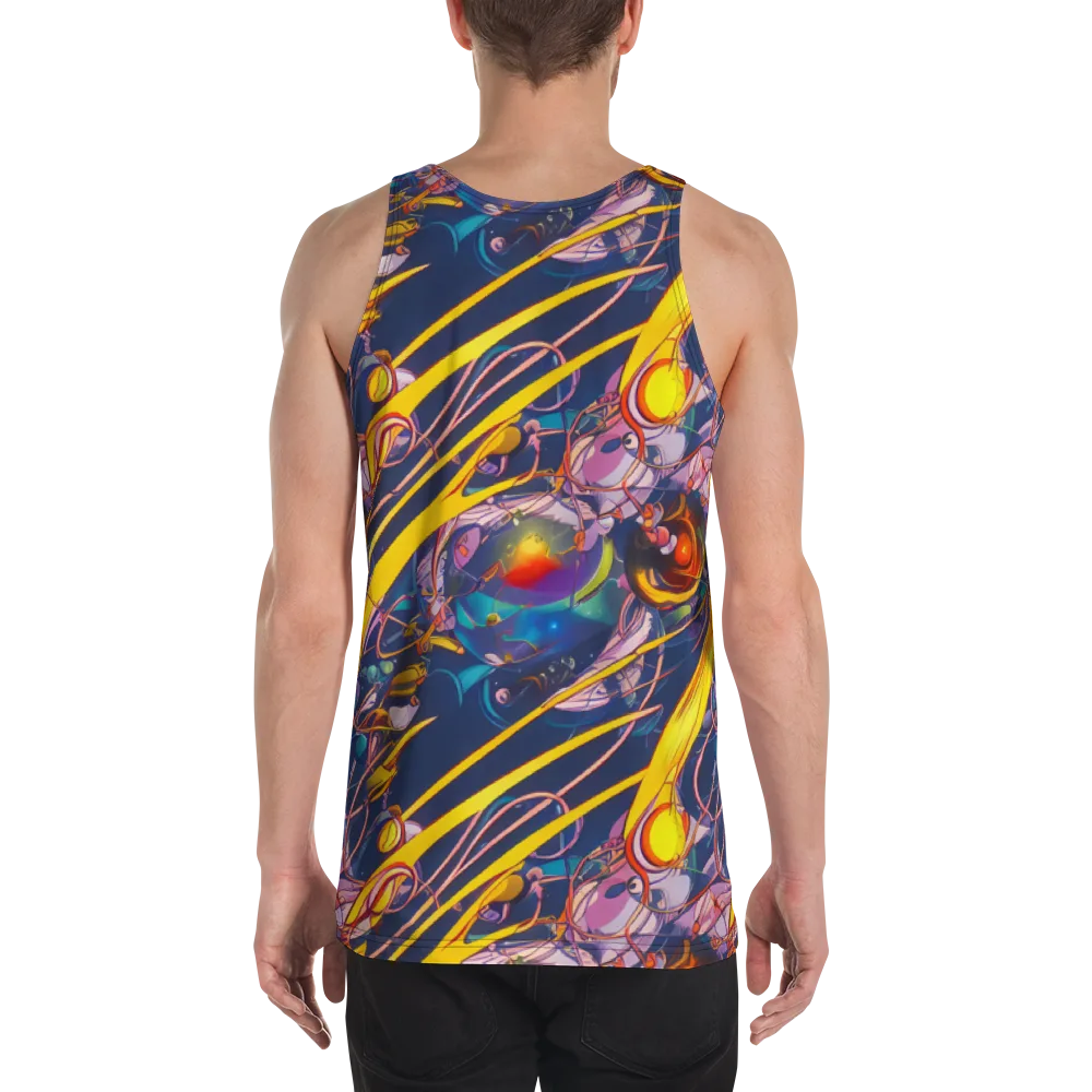Vector Rhapsody on Men's Tank Top — Back