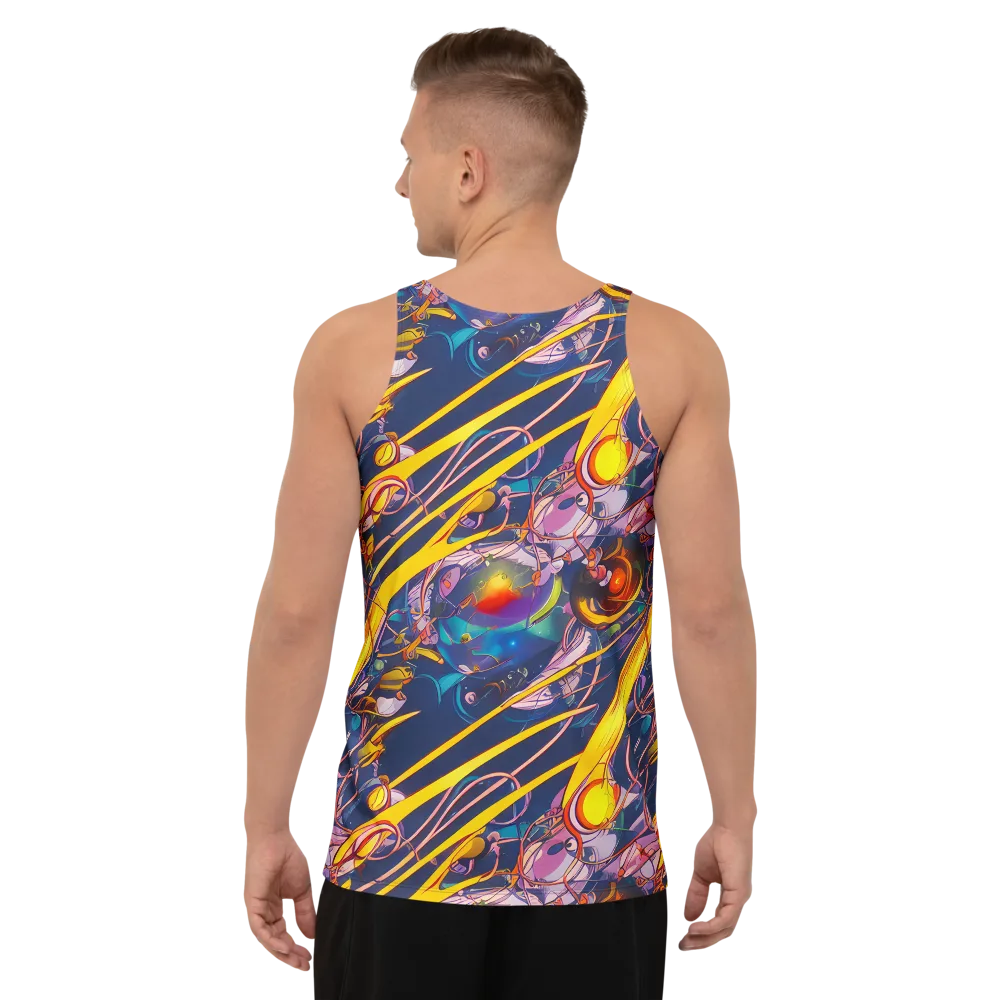 Vector Rhapsody on Men's Tank Top — Back