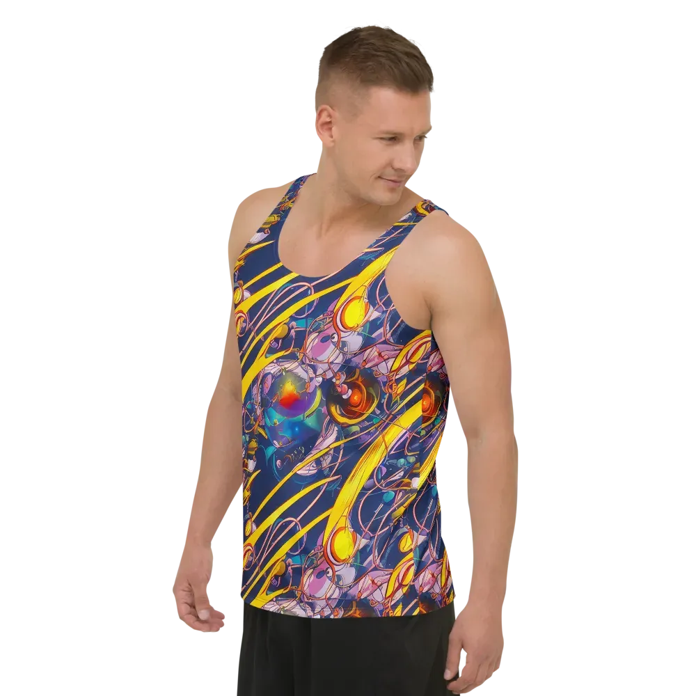 Vector Rhapsody on Men's Tank Top — Left Front