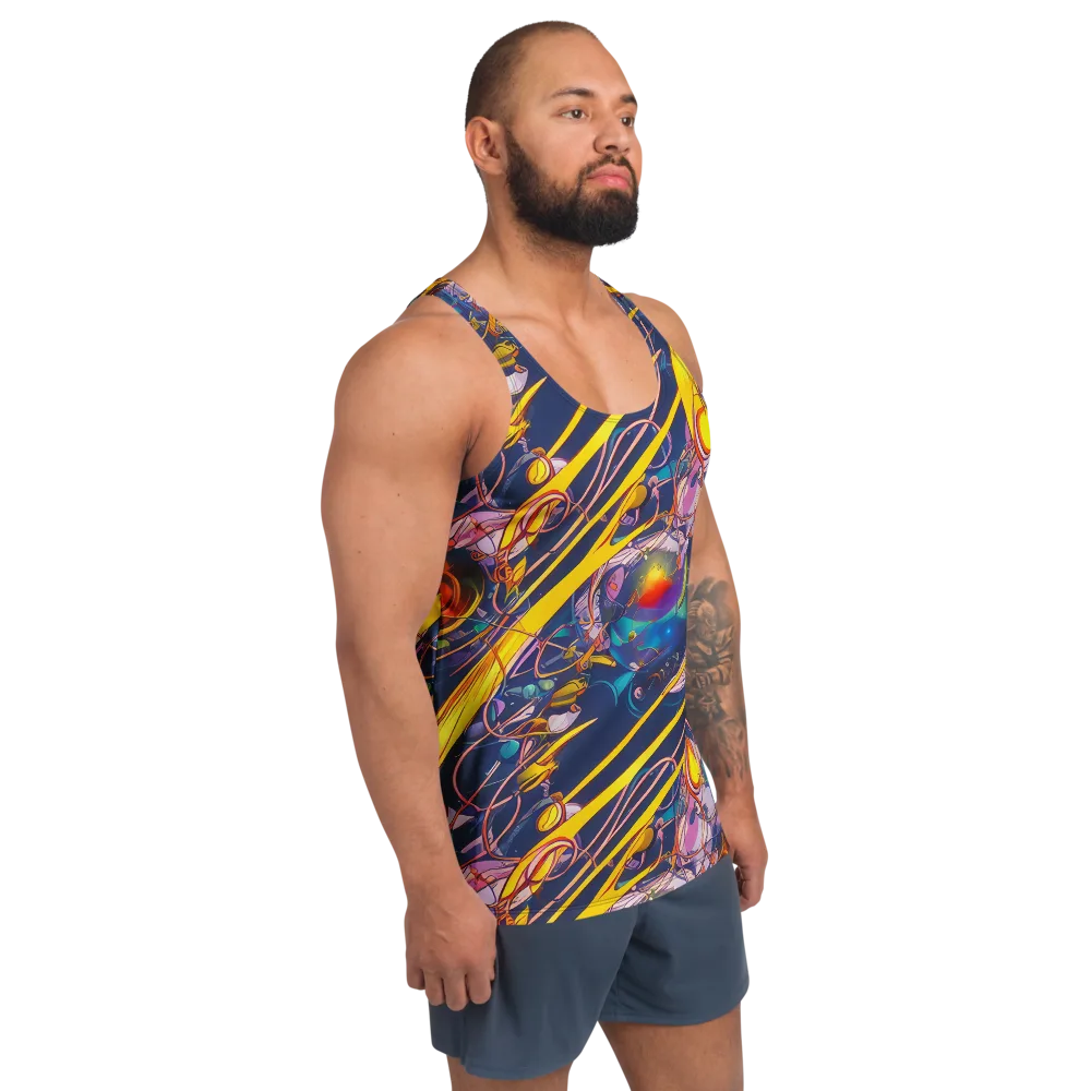 Vector Rhapsody on Men's Tank Top — Right Front