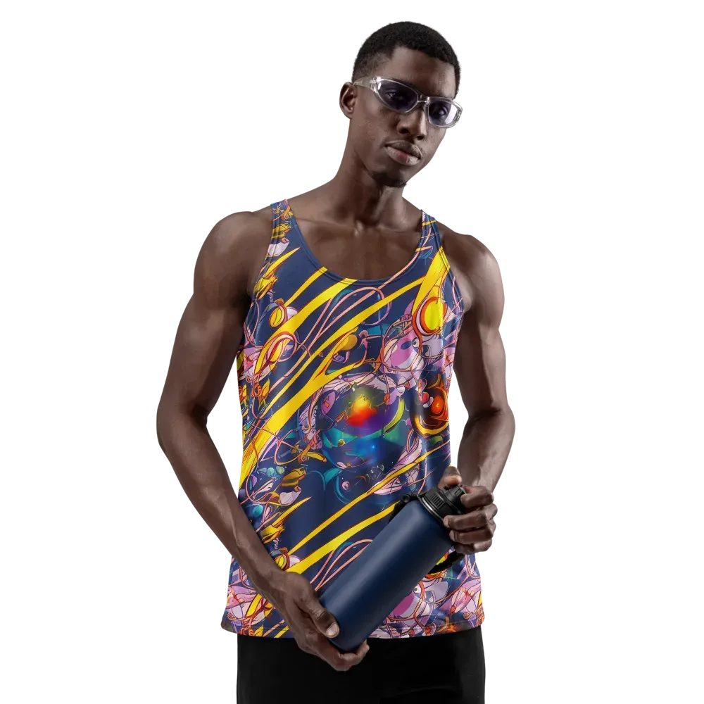 Vector Rhapsody on Men's Tank Top — Front