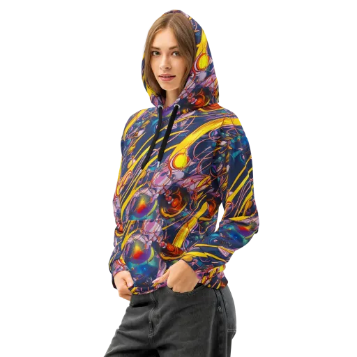 Vector Rhapsody on a Cotton Hoodie