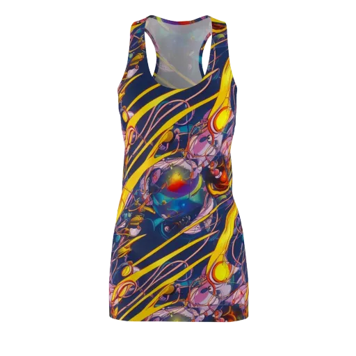 Vector Rhapsody on a Racerback Dress