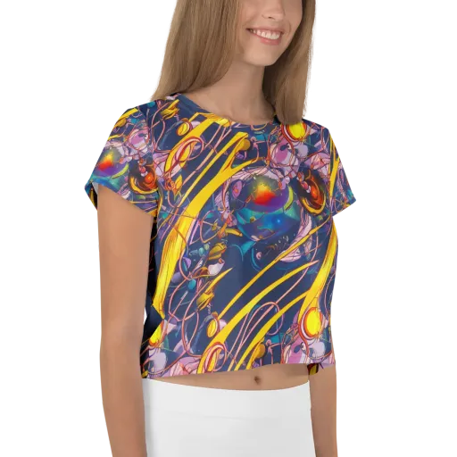 Vector Rhapsody on a Crop Tee