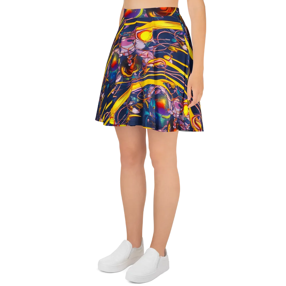 Vector Rhapsody on Skater Skirt — Left