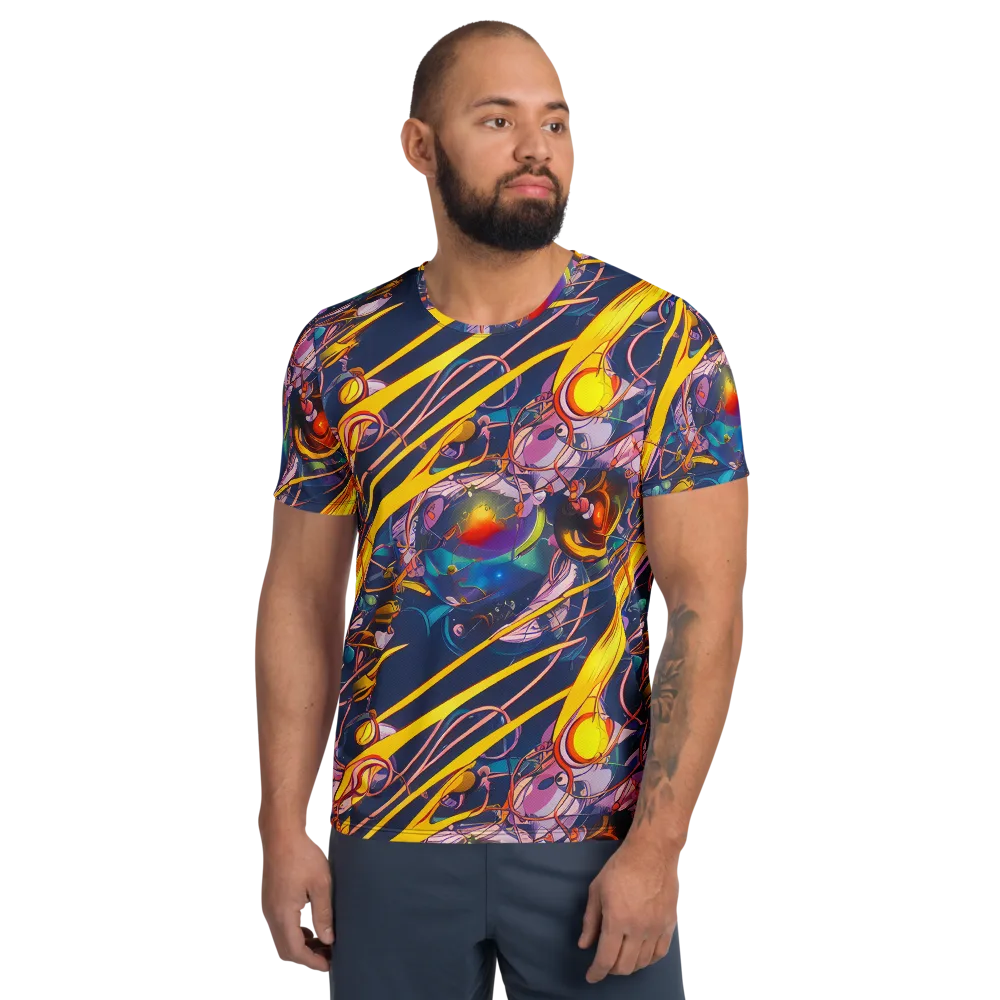 Vector Rhapsody on Men's Athletic T-Shirt — Front