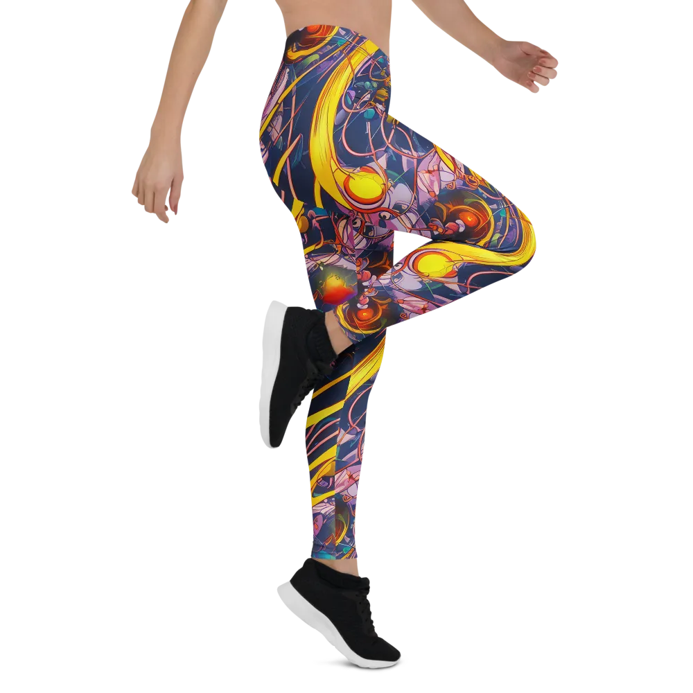 Vector Rhapsody on Leggings — Right