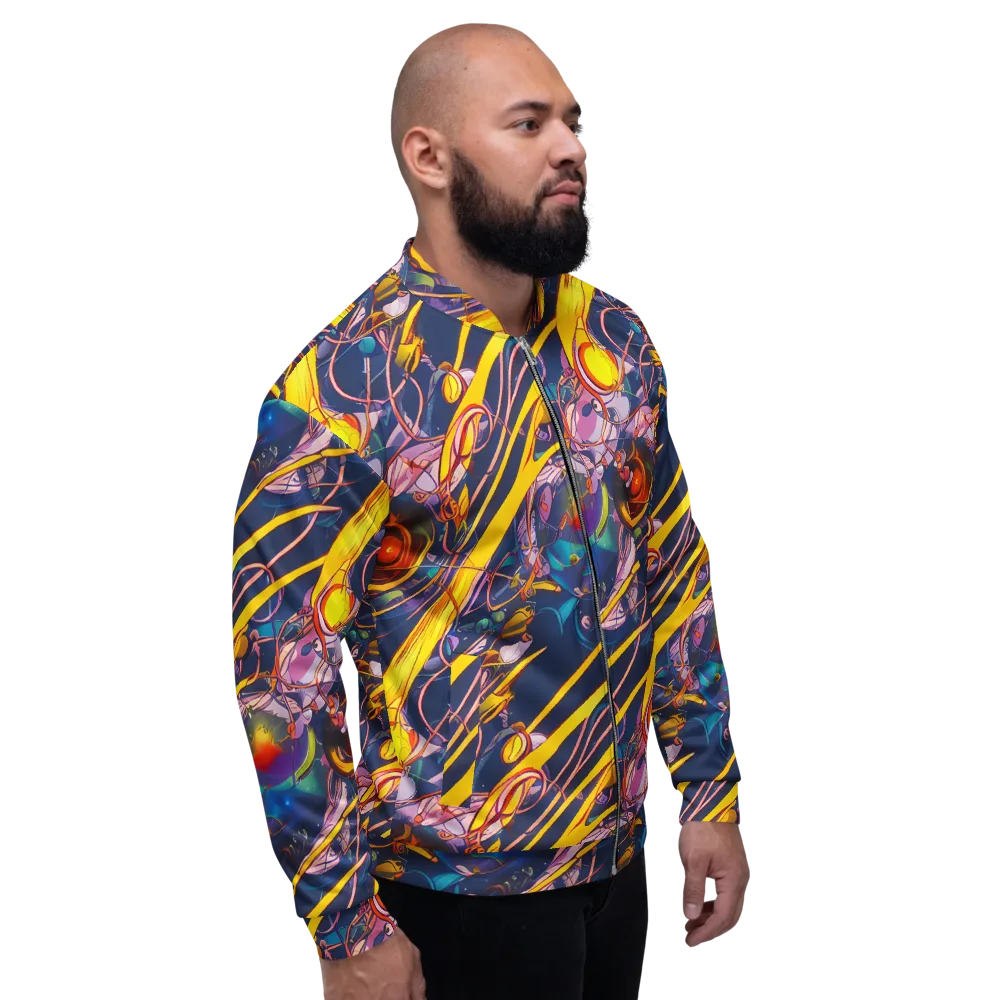 Vector Rhapsody on Bomber Jacket — Right