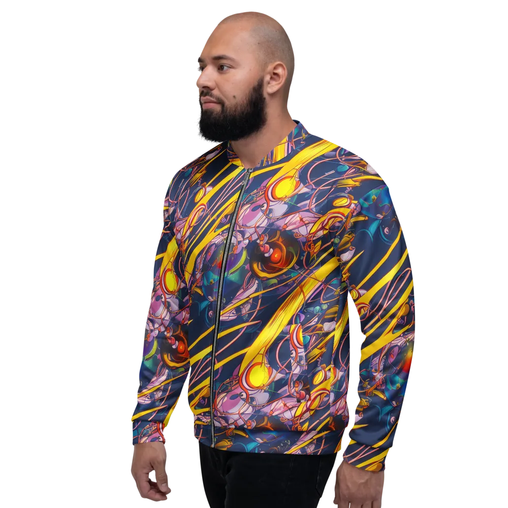 Vector Rhapsody on Bomber Jacket — Left
