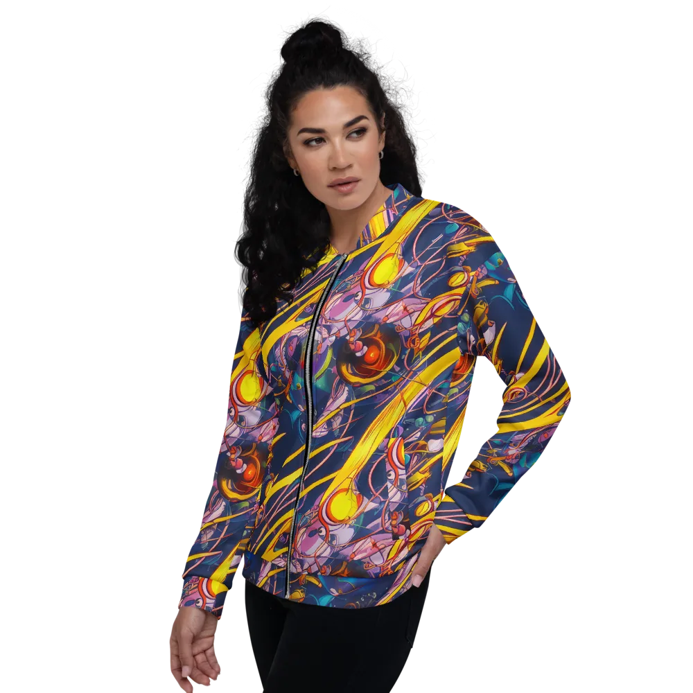 Vector Rhapsody on Bomber Jacket — Left