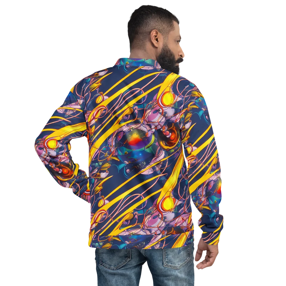 Vector Rhapsody on Bomber Jacket — Back