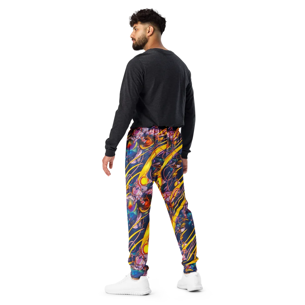 Vector Rhapsody on Men's Joggers — Back