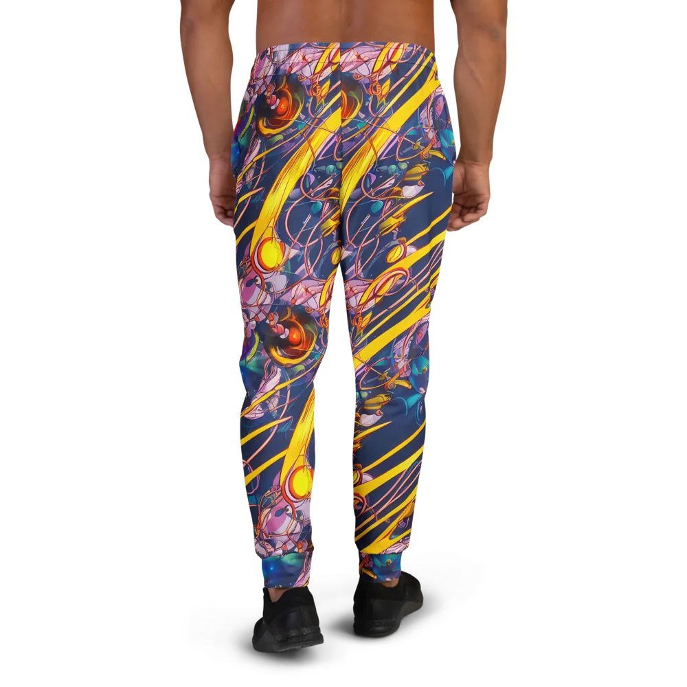 Vector Rhapsody on Men's Joggers — Back