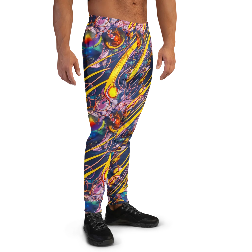 Vector Rhapsody on Men's Joggers — Right