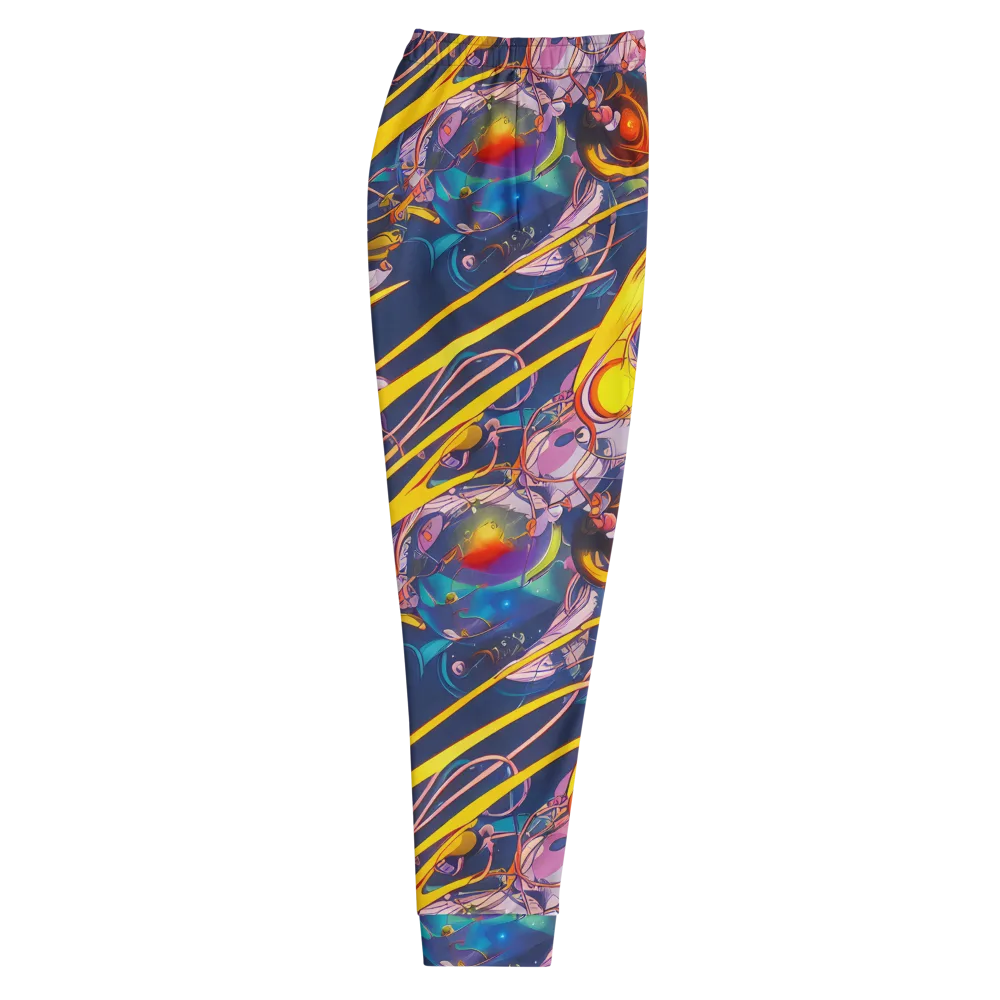 Vector Rhapsody on Men's Joggers — Right