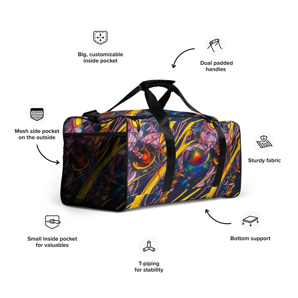 Vector Rhapsody on Duffle Bag — Right Front