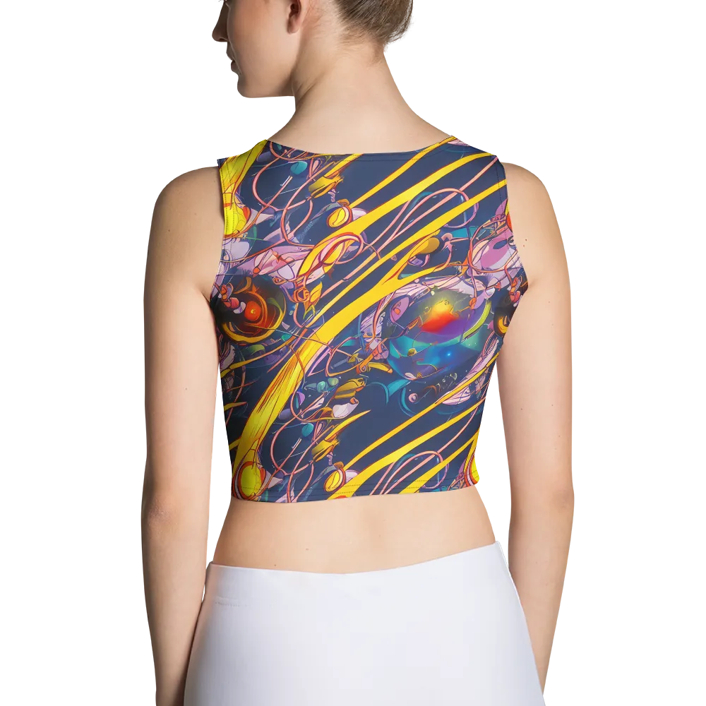 Vector Rhapsody on Crop Top — Back