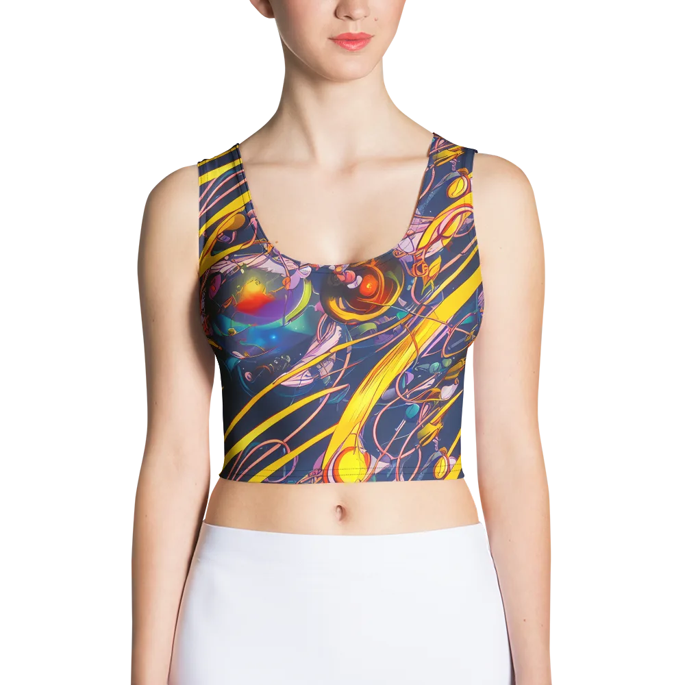 Vector Rhapsody on Crop Top — Front