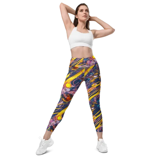 Vector Rhapsody on a Leggings with Pockets