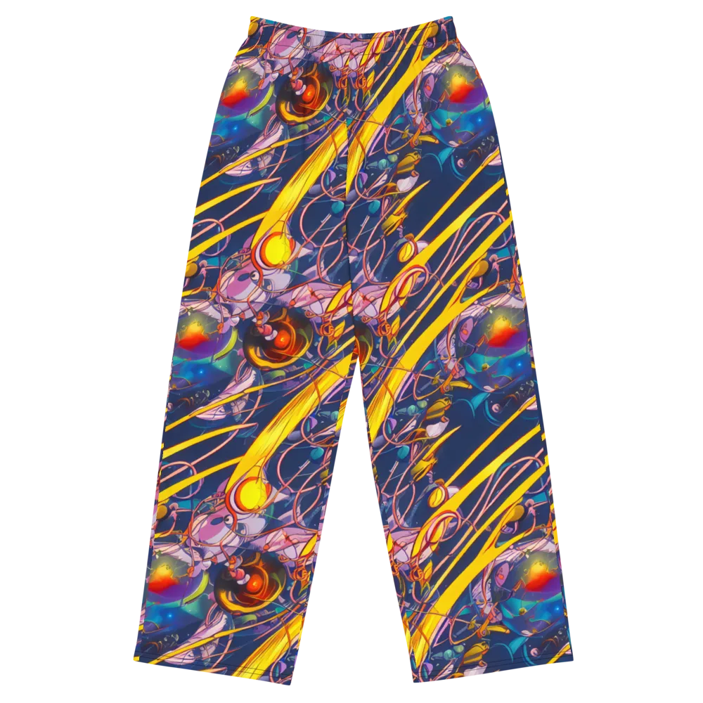 Vector Rhapsody on Wide-Leg Pants — Front