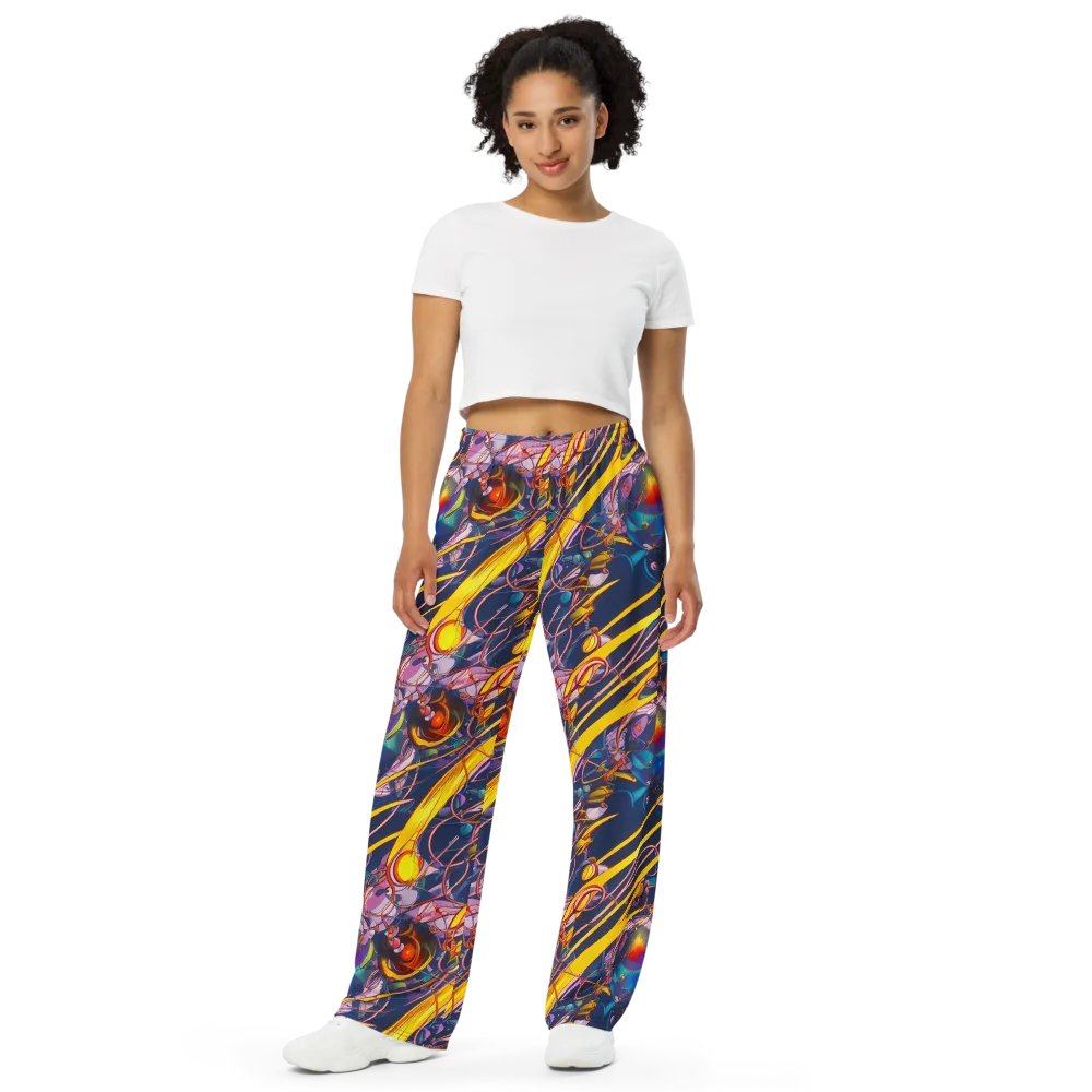 Vector Rhapsody on Wide-Leg Pants — Front