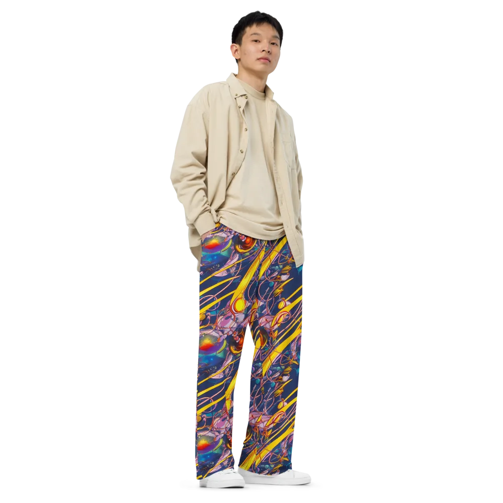 Vector Rhapsody on Wide-Leg Pants — Right Front