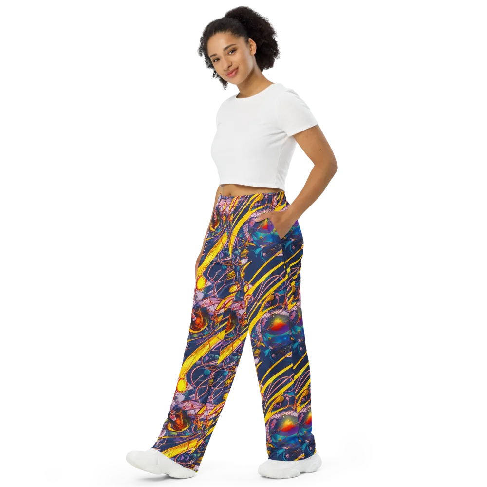 Vector Rhapsody on Wide-Leg Pants — Left Front