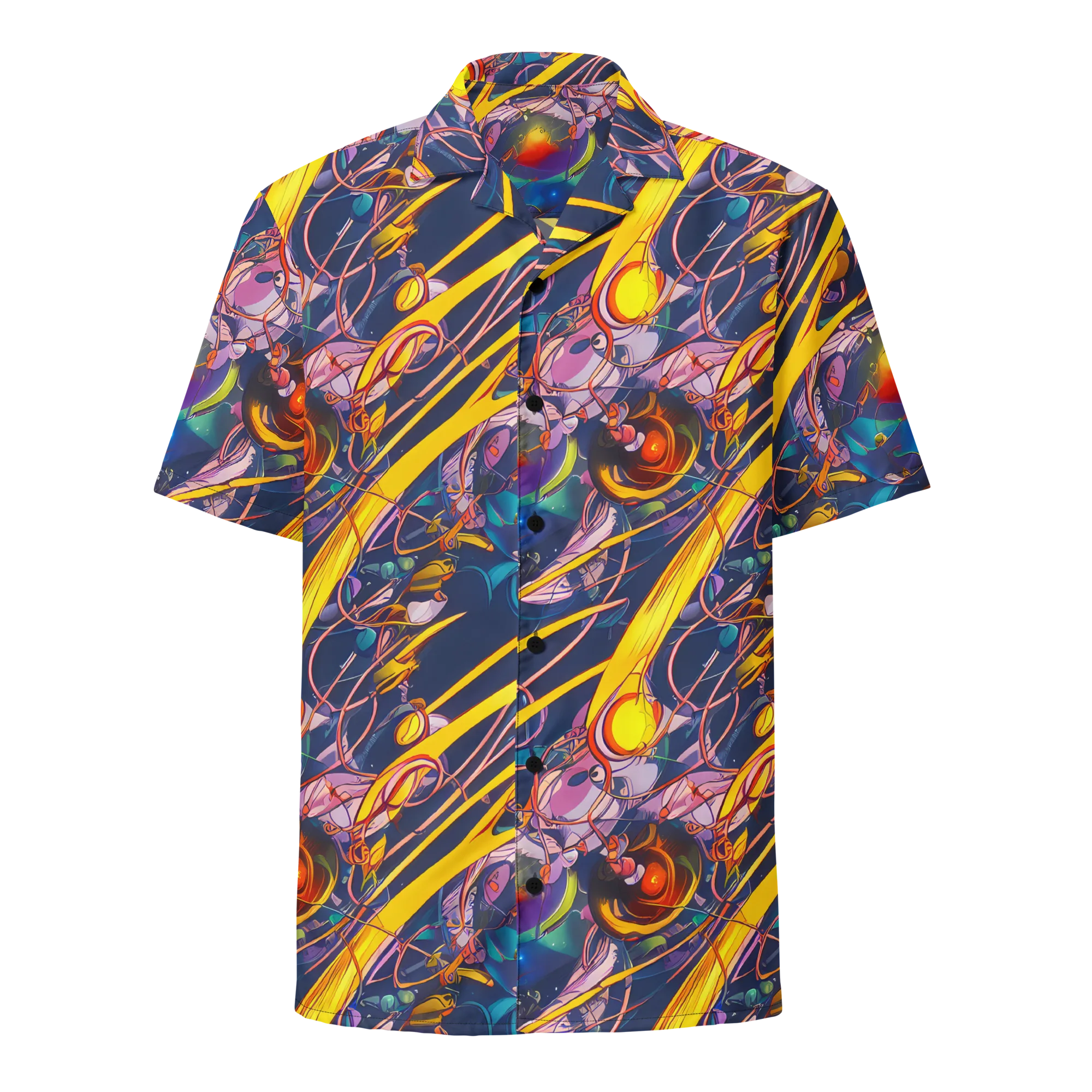 Vector Rhapsody on Button Shirt — Front