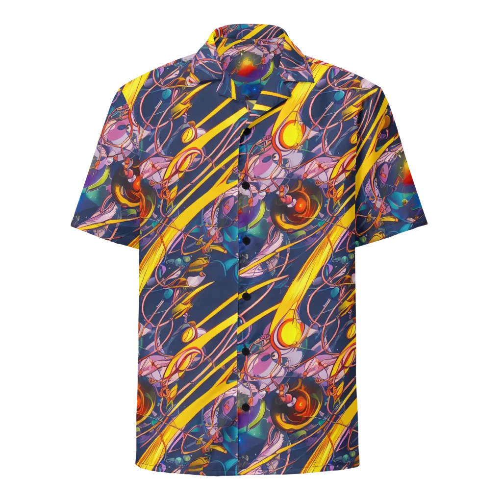 Vector Rhapsody on Button Shirt — Front