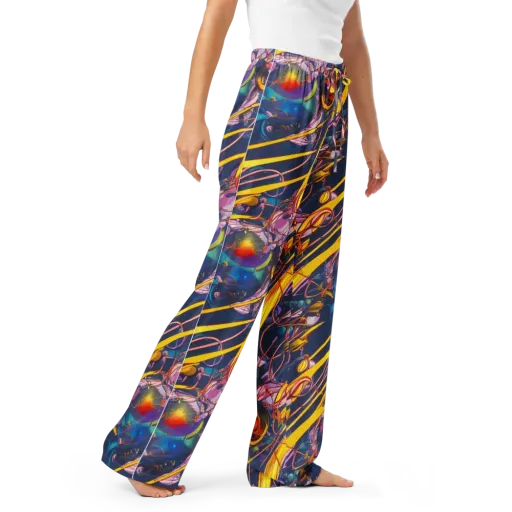 Vector Rhapsody on a Women's Pajama Pants