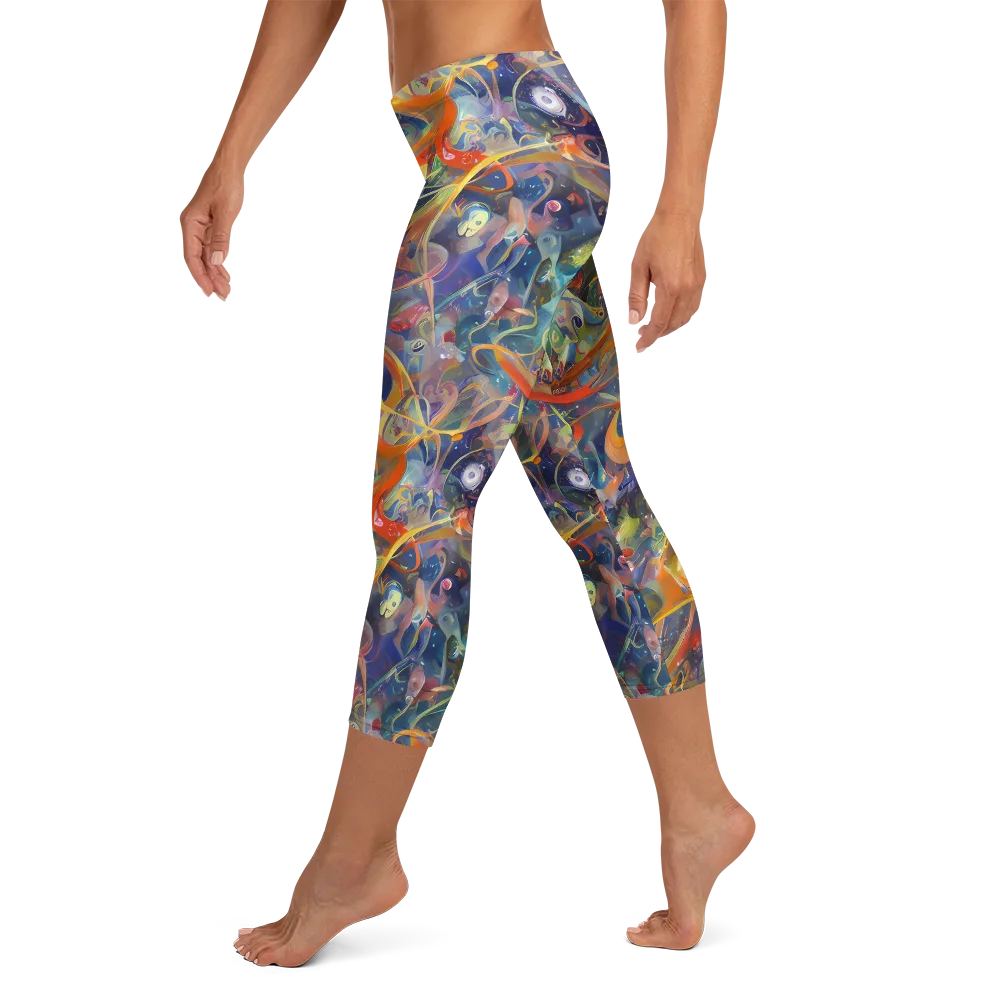 Peter De Seve Cecily Brown on Capri Leggings — Left