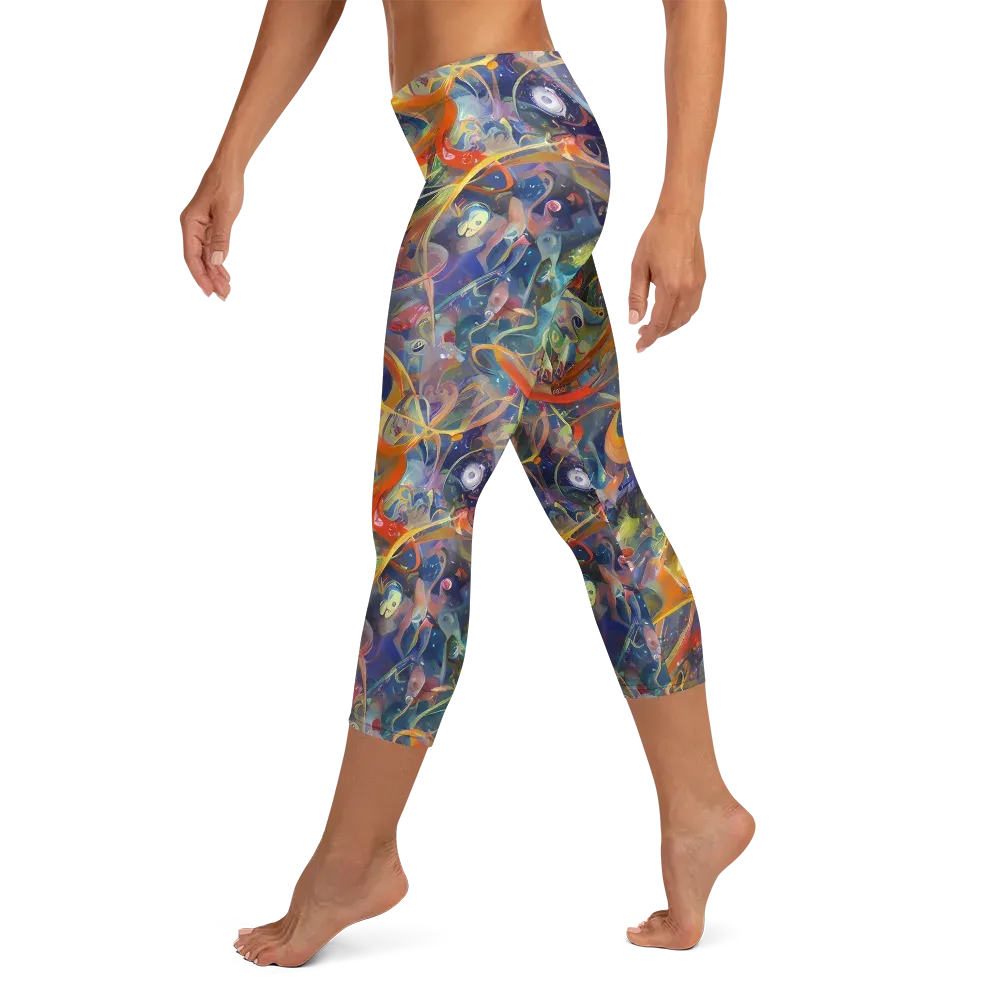 Peter De Seve Cecily Brown on Capri Leggings — Left