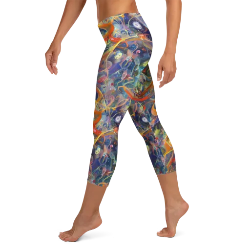 Peter De Seve Cecily Brown on a Capri Leggings