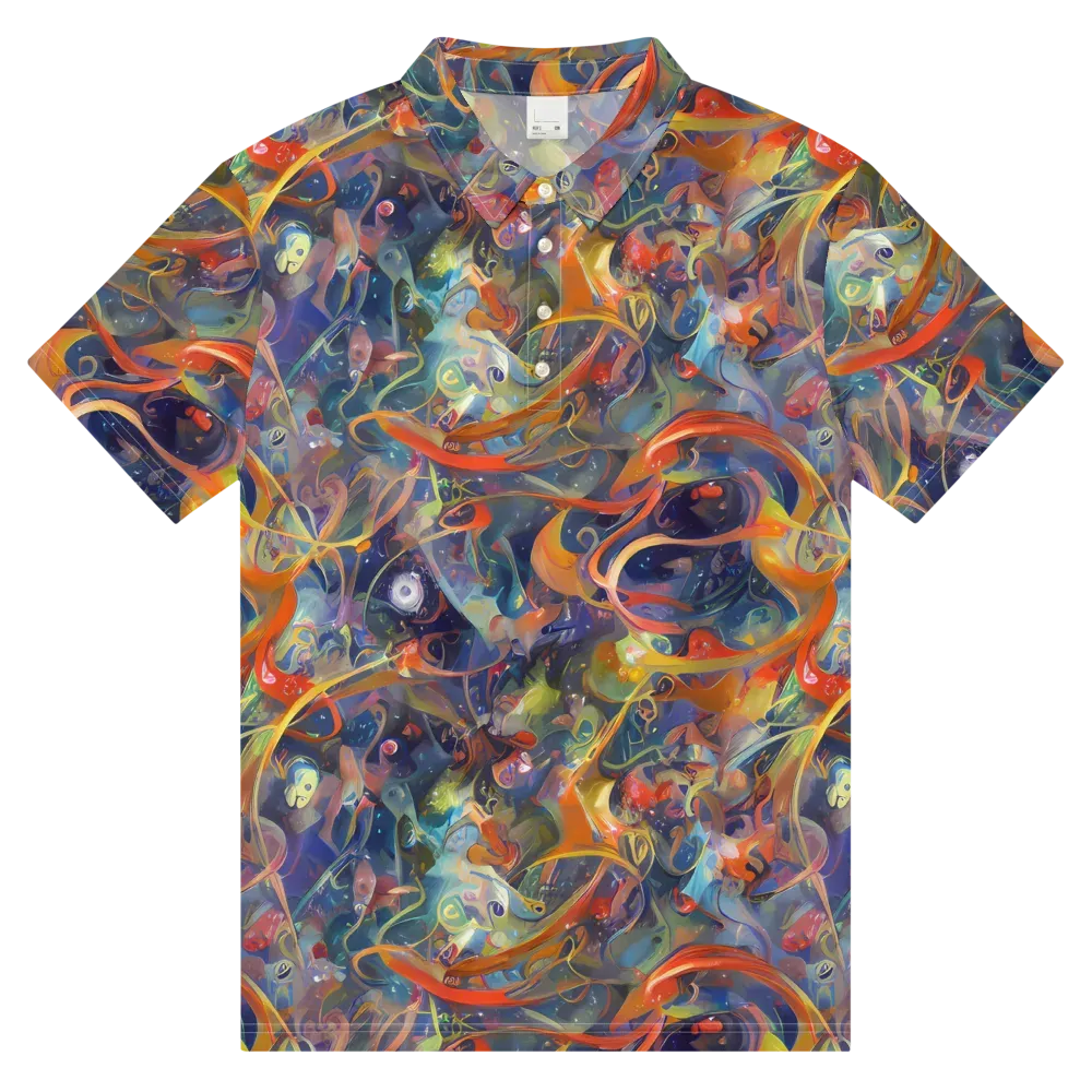 Peter De Seve Cecily Brown on Men's Slim Fit Polo Shirt — Front