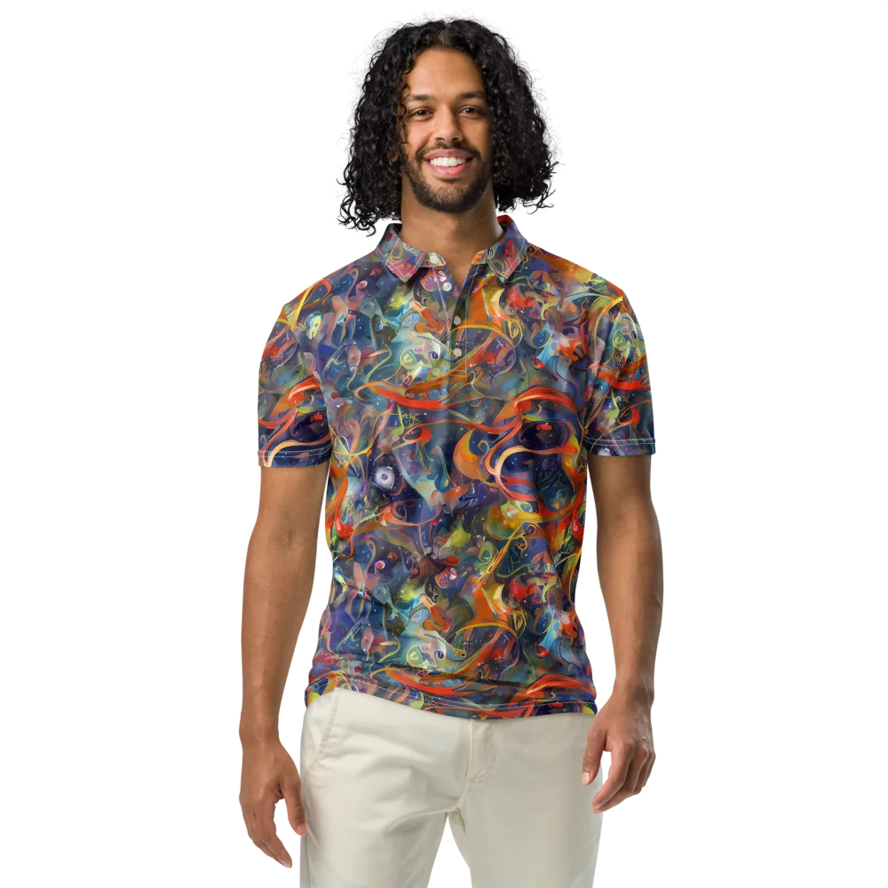 Peter De Seve Cecily Brown on Men's Slim Fit Polo Shirt — Front