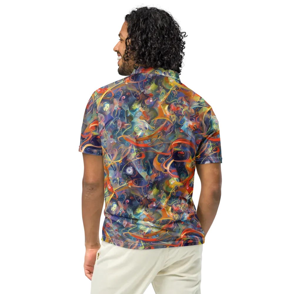 Peter De Seve Cecily Brown on Men's Slim Fit Polo Shirt — Back