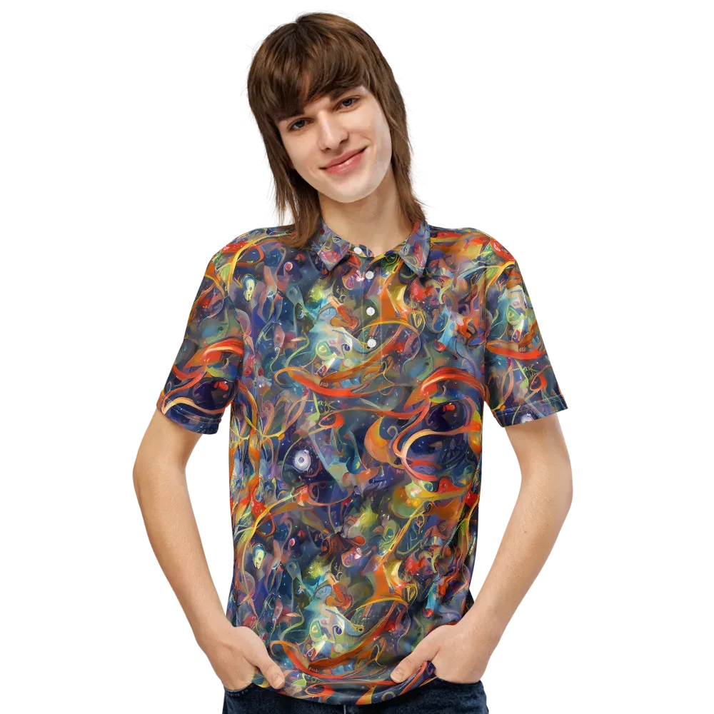 Peter De Seve Cecily Brown on Men's Slim Fit Polo Shirt — Front