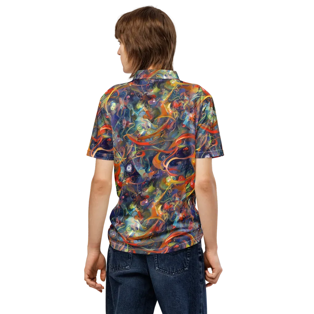 Peter De Seve Cecily Brown on Men's Slim Fit Polo Shirt — Back