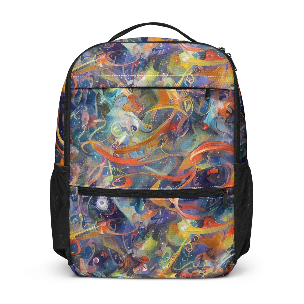 Peter De Seve Cecily Brown on Utility Backpack — Front