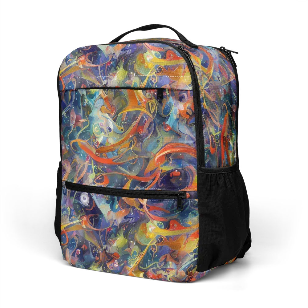 Peter De Seve Cecily Brown on Utility Backpack — Left Front