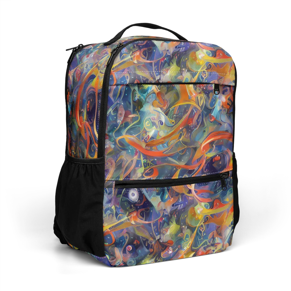 Peter De Seve Cecily Brown on Utility Backpack — Right Front