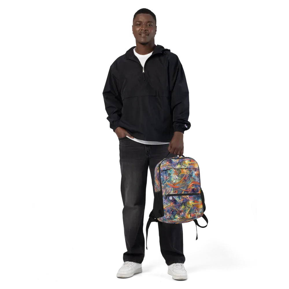 Peter De Seve Cecily Brown on Utility Backpack — Front