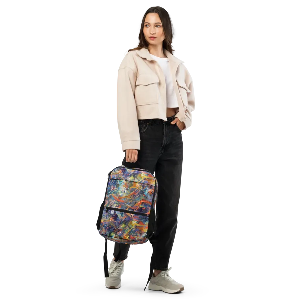 Peter De Seve Cecily Brown on Utility Backpack — Front