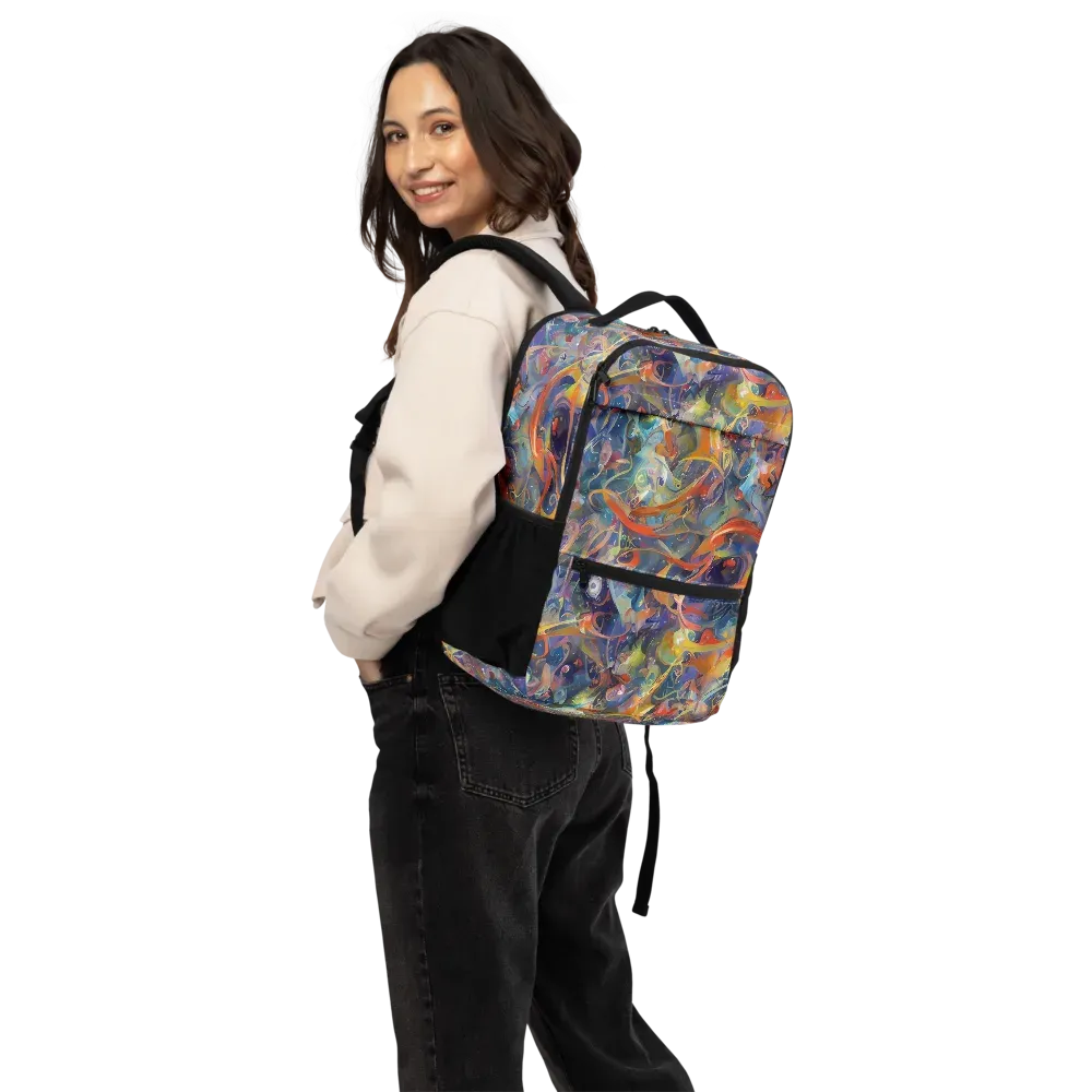 Peter De Seve Cecily Brown on Utility Backpack — Back